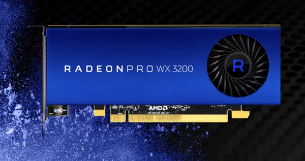 AMD新发专业卡Radeon Pro WX 3200：北极星架构