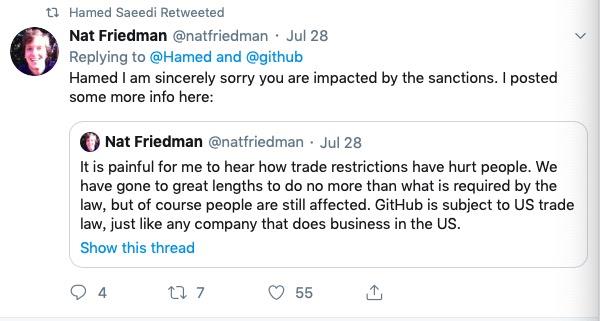 令人心寒的不是 Github 突然断供 而是 CEO 对此表示无能为力