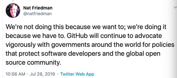 令人心寒的不是 Github 突然断供 而是 CEO 对此表示无能为力