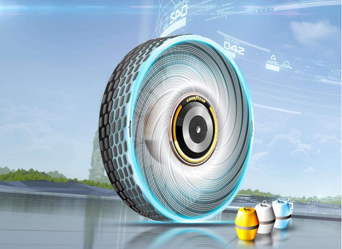 固特异宣布最新智能轮胎概念 可从内部打印胎面