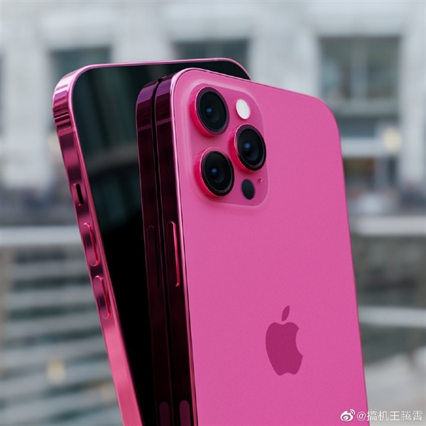 iPhone 13“玫瑰粉”上手图曝光：小刘海+通体粉色 年底登场