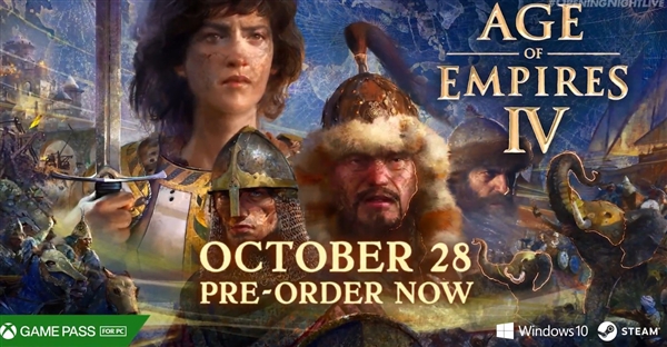 《帝国时代4》公布新画面、游戏内容：248元、10月28日发售