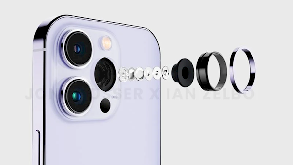 iPhone 14 Pro最新高清外形图公布：淡紫色美如画