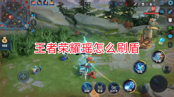 王者荣耀瑶咋刷盾（王者荣耀瑶怎么刷盾）