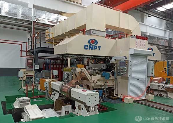 国产首台！800mm六辊铜箔轧机投产：可生产0.009mm厚带