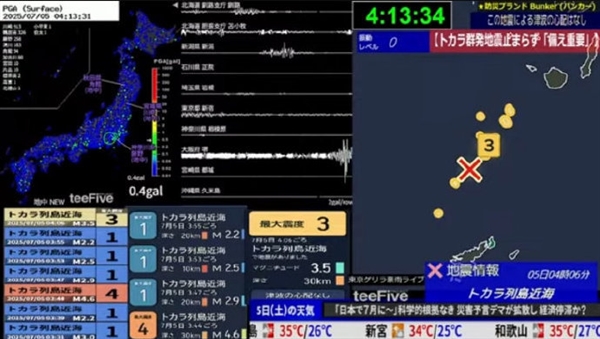 日本末日预言没成真!超20万人熬夜看日本强震监测直播