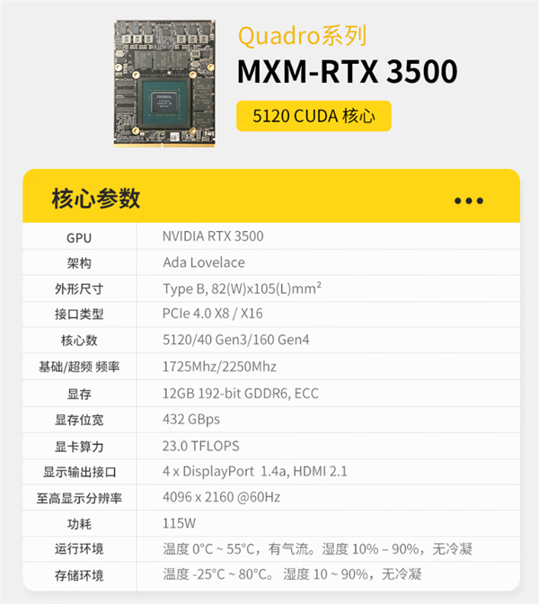 索泰开卖MXM工业级显卡:最贵33999元!还有1299元的PCIe转接卡