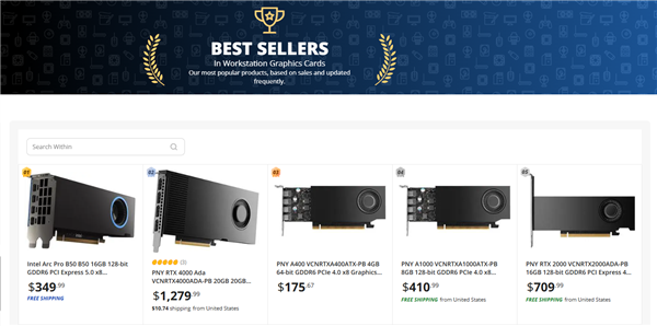 上市十天:Intel锐炫Pro B50火速登顶畅销榜首!16GB大显存2999元