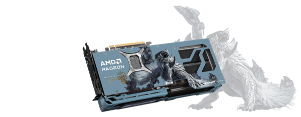 华擎推出 RX 9070 XT《怪物猎人:荒野》联名显卡:蓝色外观颜值爆表