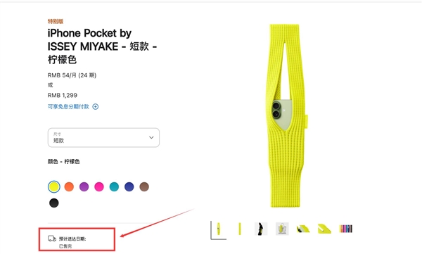 iPhone Pocket全球售罄：苹果“一块布”卖1299元