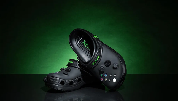 行走的手柄！微软推出限量版Xbox洞洞鞋：要价约570元