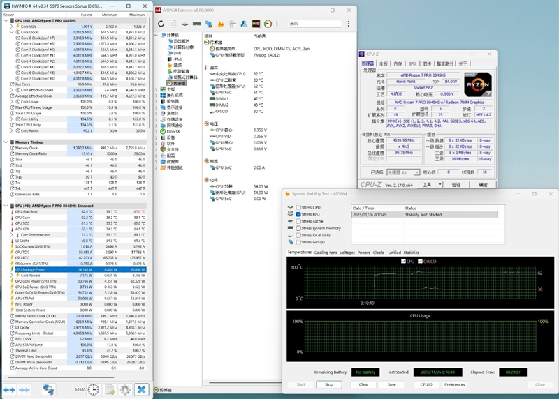 可能是散热最好的mini主机!奥睿科OminiPro迷你机评测:半小时烤机稳定54W 温度仅80度