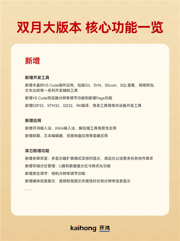 新年首个大版本来了!深开鸿KaihongOS桌面版5.0.1.41升级发布