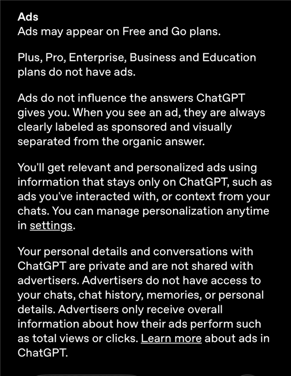 知道你一切隐私的AI 现在着急卖广告赚钱了