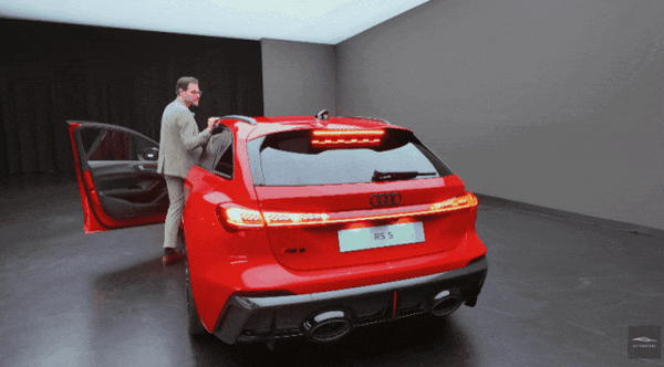 新出的奥迪RS5 多了一个“大胃袋”