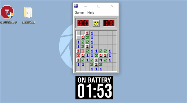 发烧友用56节5号电池运行台式机电脑:实测玩扫雷续航不到5分钟