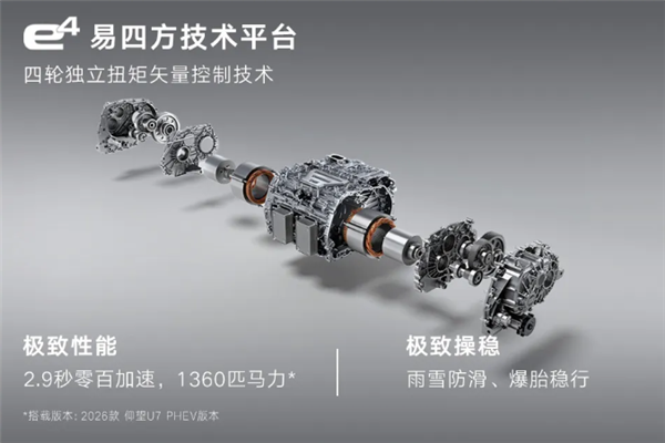 最贵130万元起！比亚迪2026款仰望U7/U8/U8L三车齐发：二代刀片电池、闪充上车