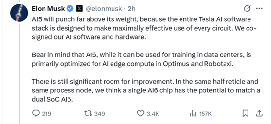 马斯克：非常欣赏黄仁勋 将继续大规模订购英伟达芯片