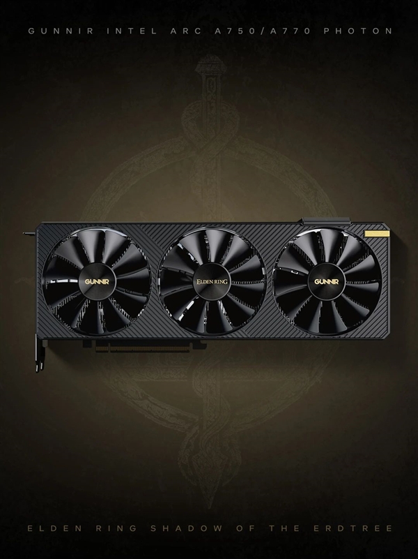联名艾尔登法环：蓝戟黄金树幽影版Arc A770/A750显卡正式发布