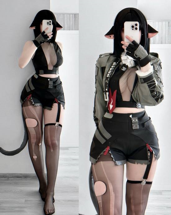 小姐姐COS《绝区零》简:身材完美
