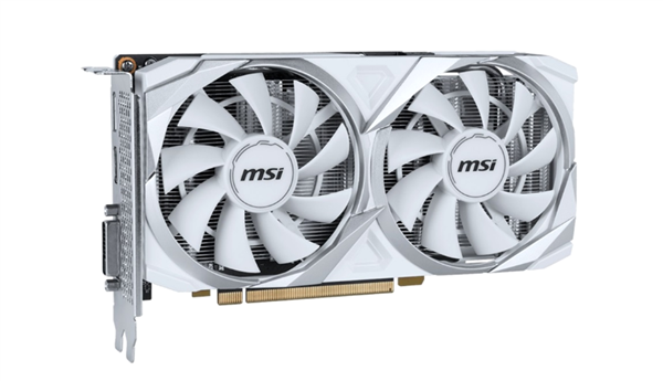 微星推出RTX 3050 Ventus 2X XS White显卡:全白配色
