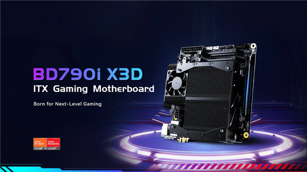 铭凡推出BD790i X3D ITX主板:搭载锐龙9 7945HX3D