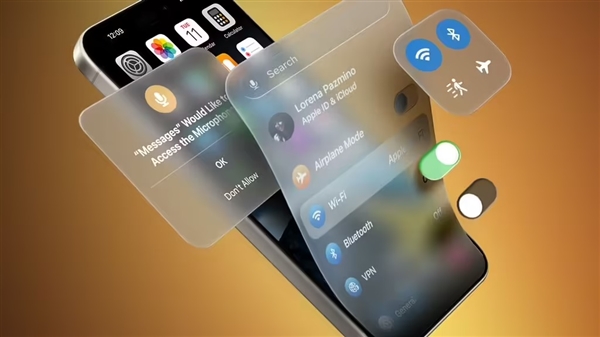 苹果要大改!iOS 19界面曝光:大量圆角、半透明UI