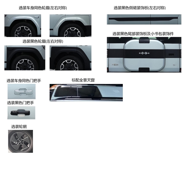 承载式“硬派SUV” 比亚迪方程豹钛7官图发布：价格或惊喜