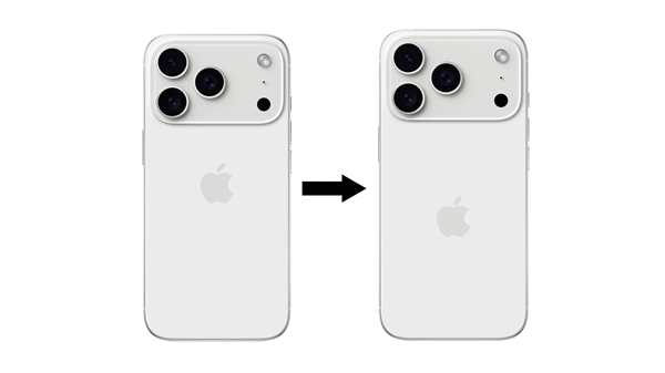 史上变化最大的苹果手机:曝iPhone 17 Pro的苹果Logo位置下移