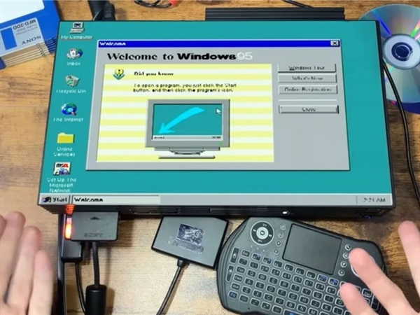 索尼PS2成功运行Windows 95!《Doom》启动遗憾失败