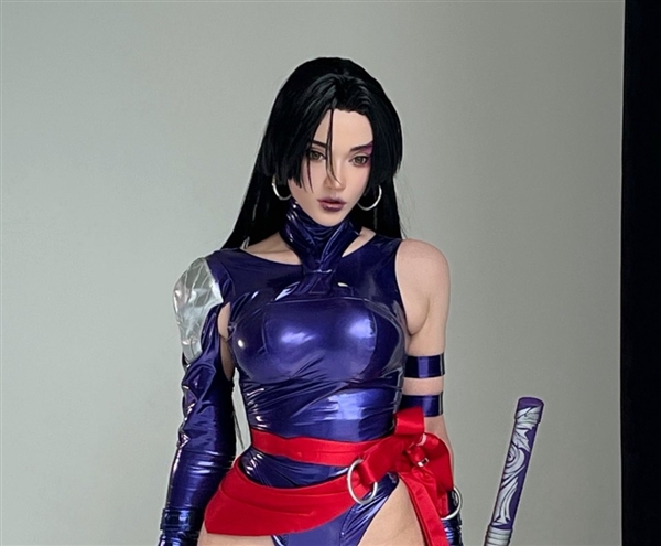 《漫威争锋》灵蝶超美COS 完美曲线让人一览无遗
