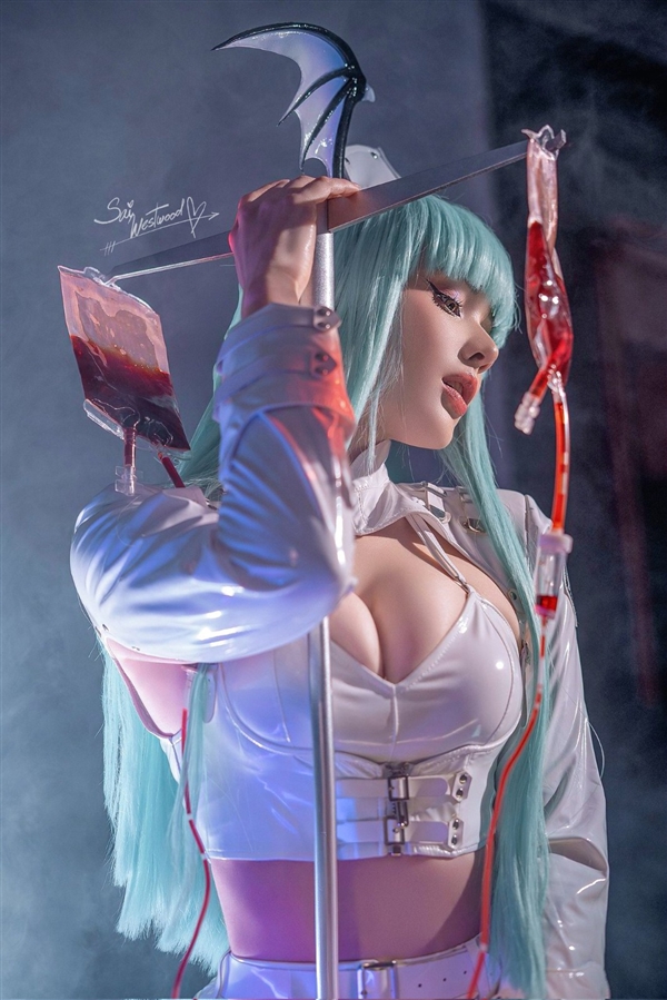 《漫威争锋》灵蝶超美COS 完美曲线让人一览无遗
