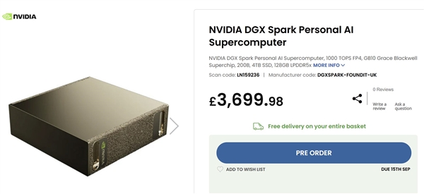 NVIDIA首款桌面CPU首战失利!DGX Spark迷你机爽约仍未发布